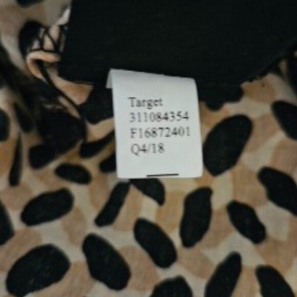 Cheetah Print Shirtdress Medium - Picture 8 of 9